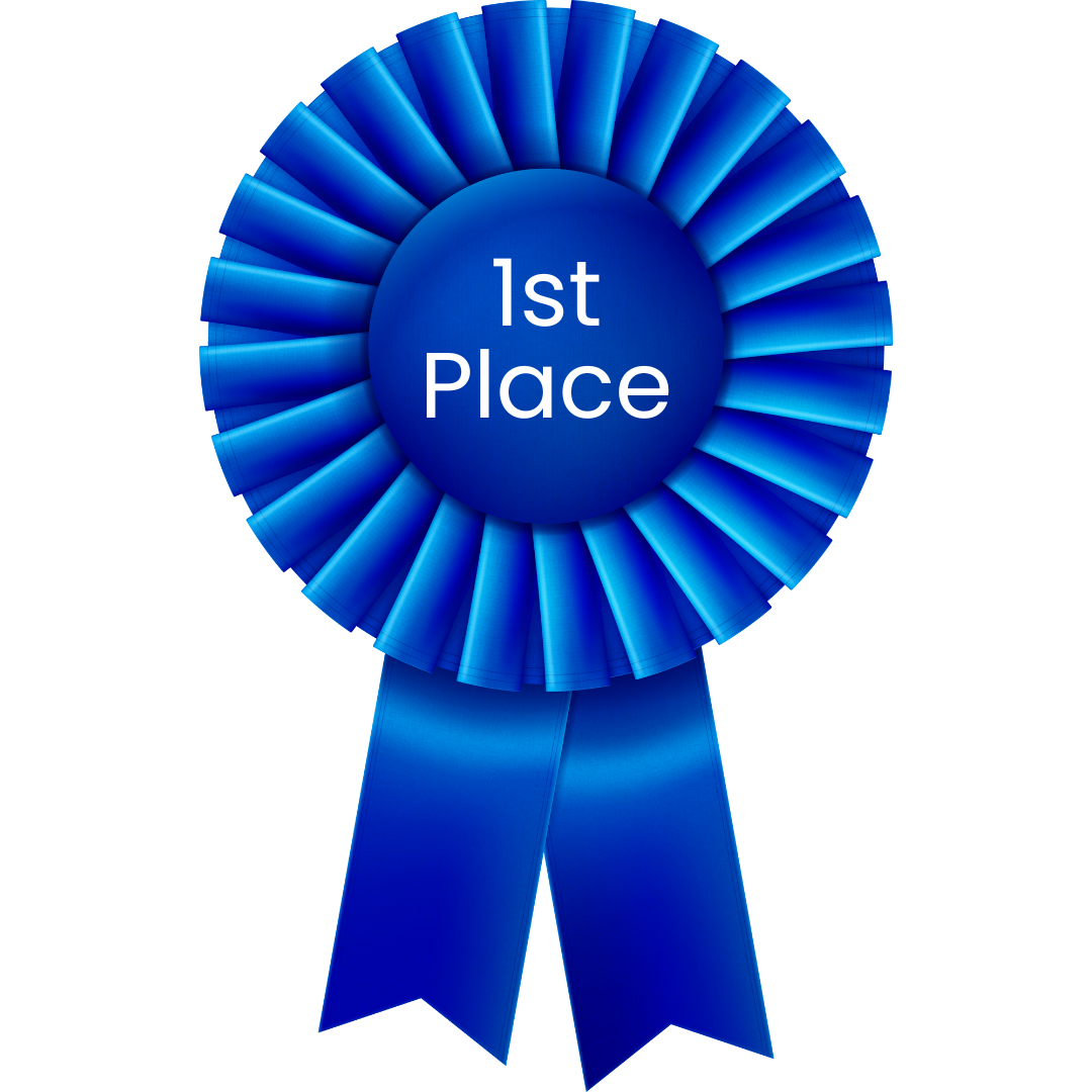 1st Place ribbon 1st Place ribbon
