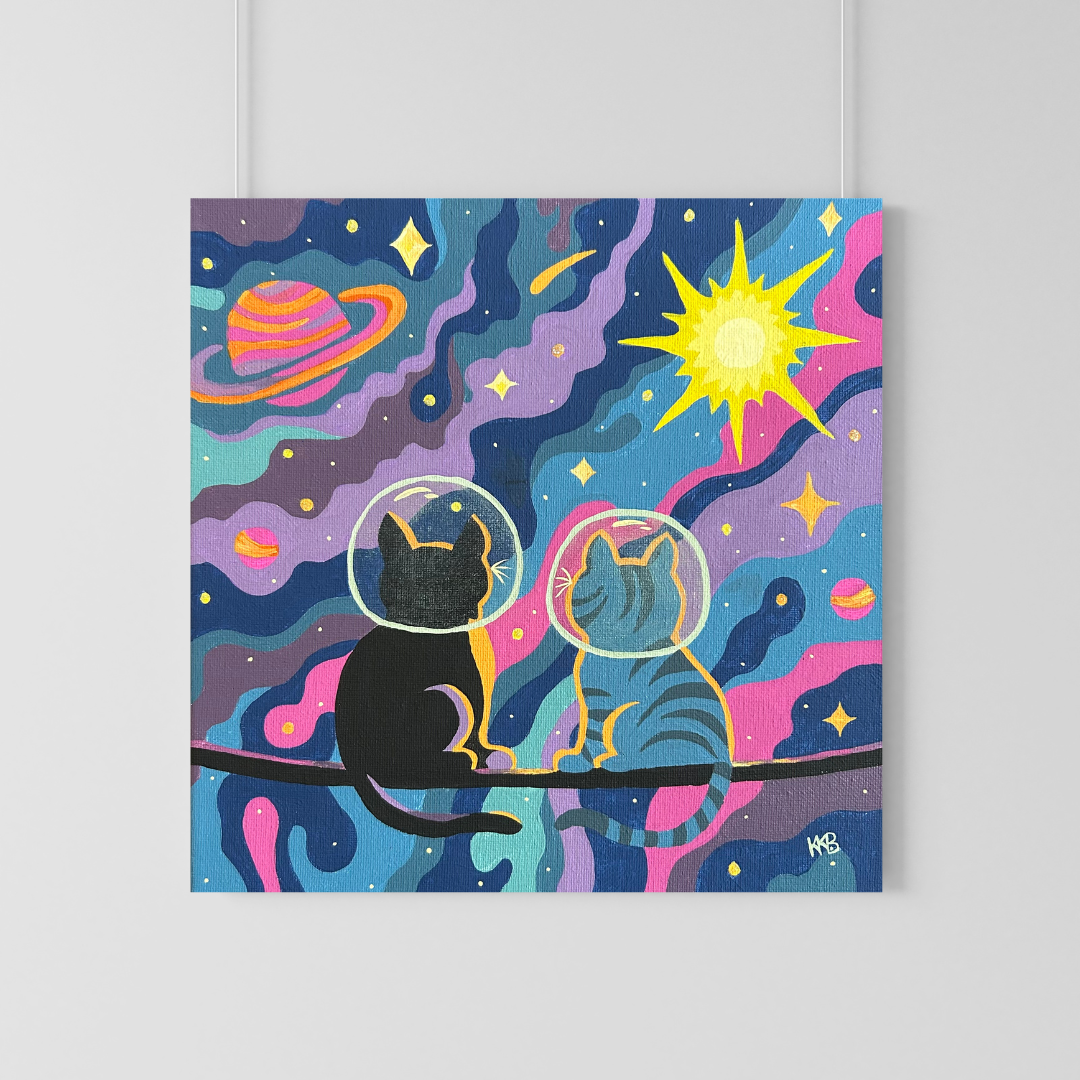 Astro Cats by Kelly Branyik